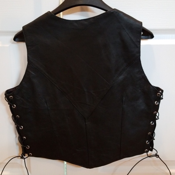 HUDSON LEATHER VEST - WOMENS - Picture 6 of 8